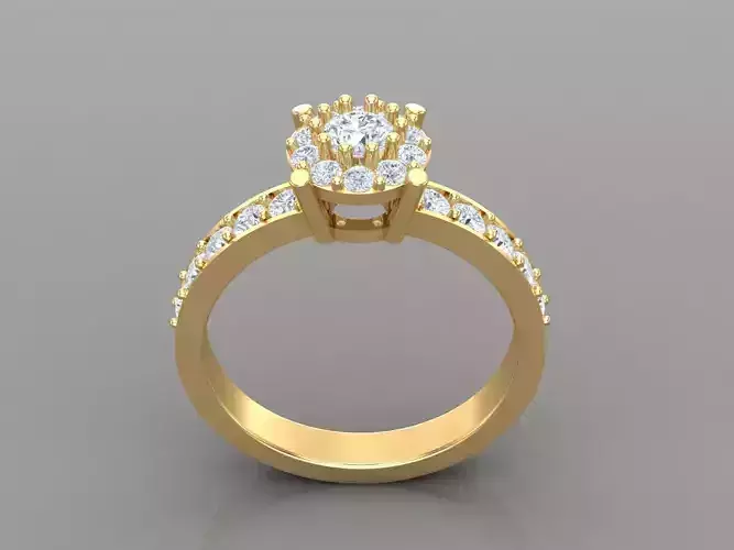 Women Ring 3DM STL 1WR134