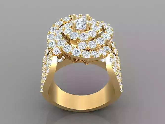 Women Ring 3DM STL 1WR130