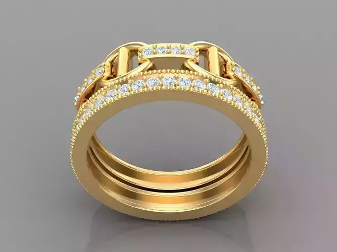 Women Ring 3DM STL 1WR128