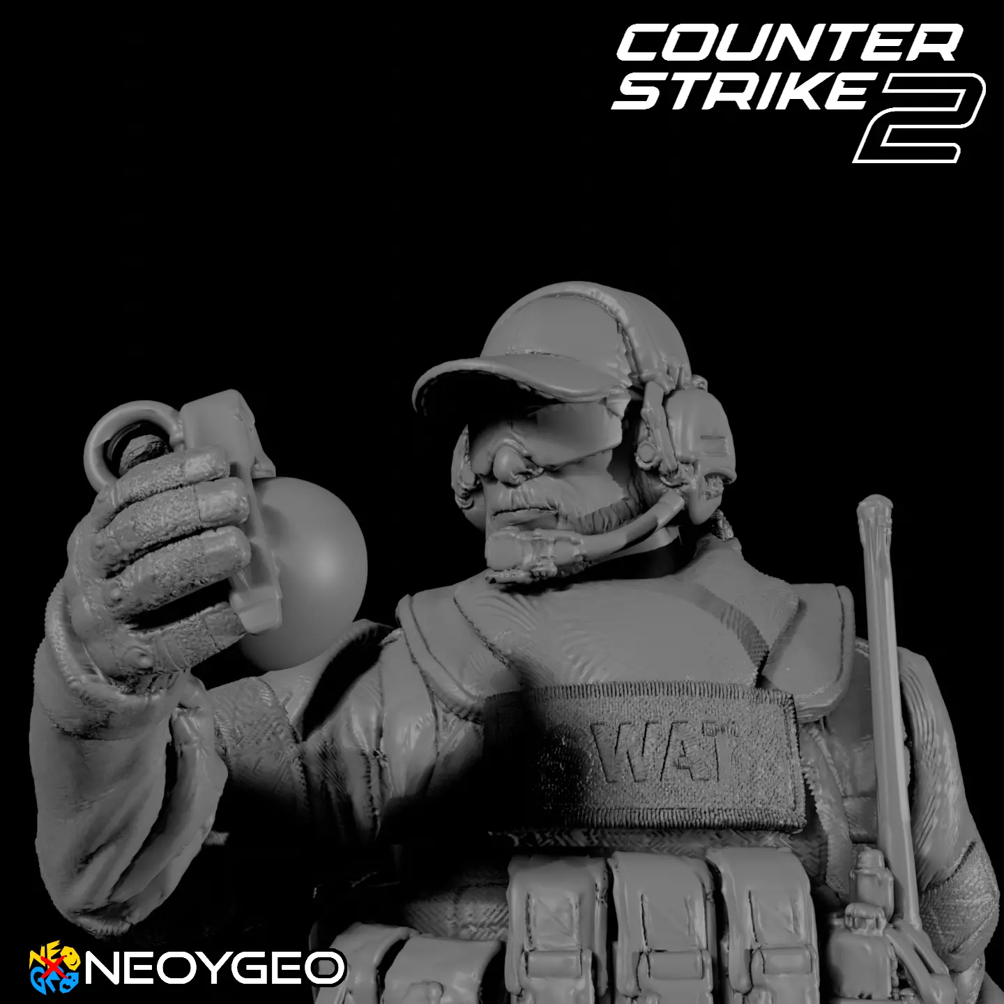 SERGEANT BOMBSON SWAT - COUNTER STRIKE 2 3D print model_0