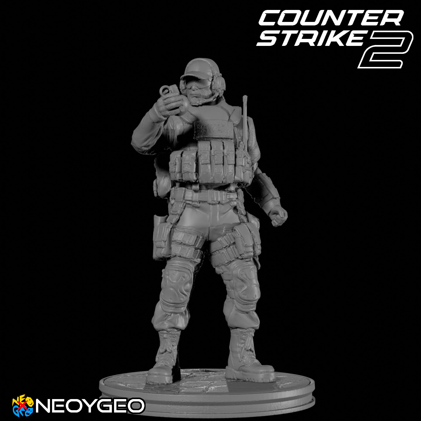 SERGEANT BOMBSON SWAT - COUNTER STRIKE 2 3D print model_1