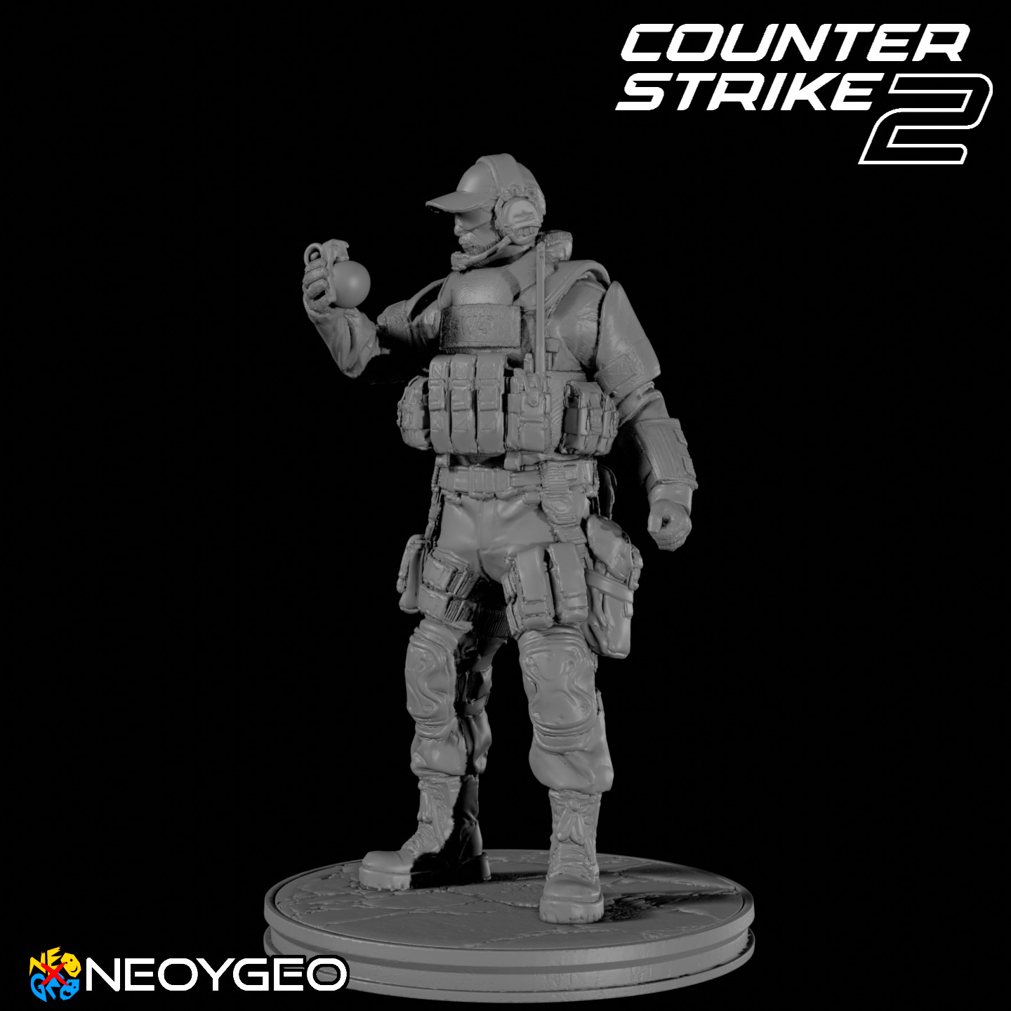 SERGEANT BOMBSON SWAT - COUNTER STRIKE 2 3D print model_2