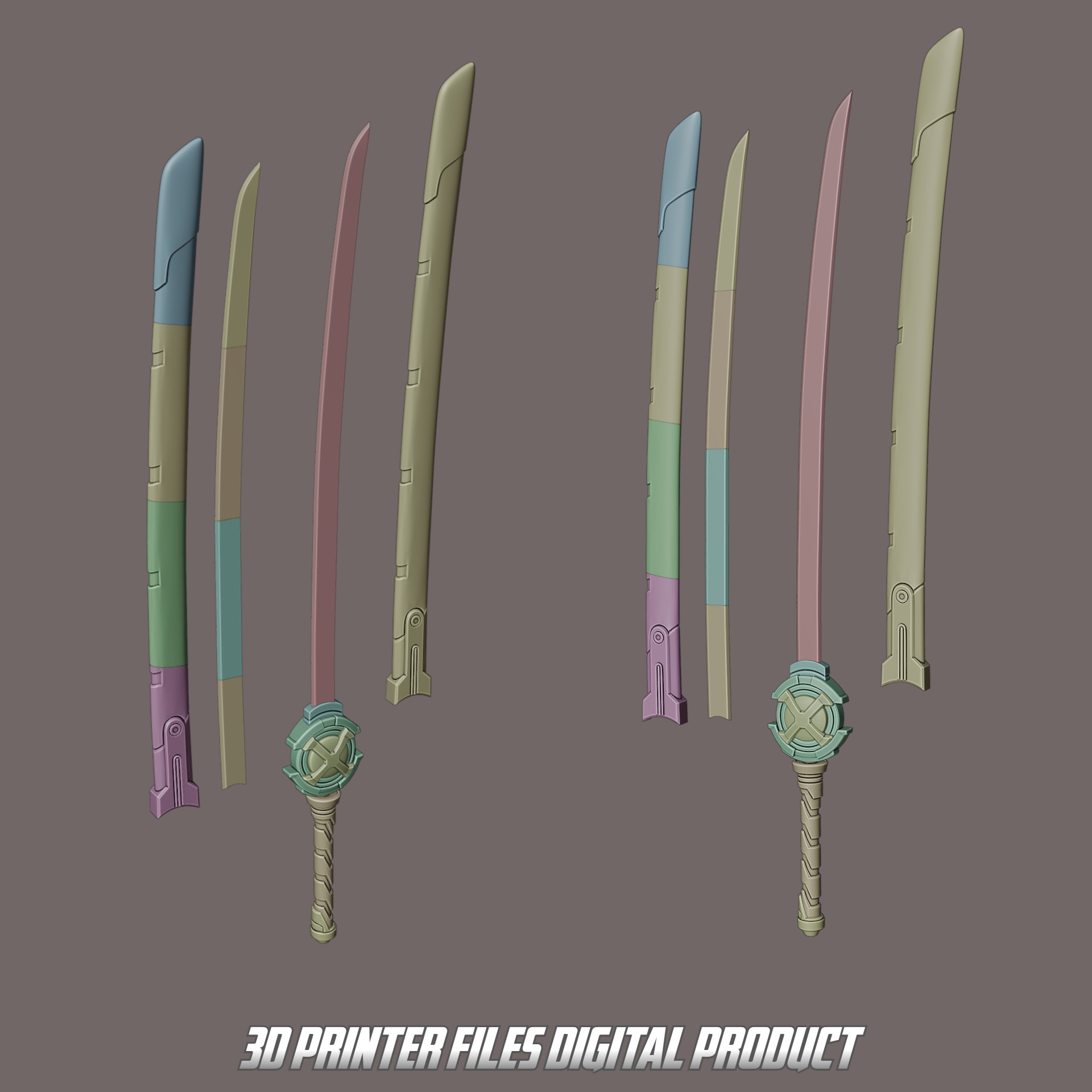 Psylocke Retro X Uniform Cosplay Kanata 3D print model_6