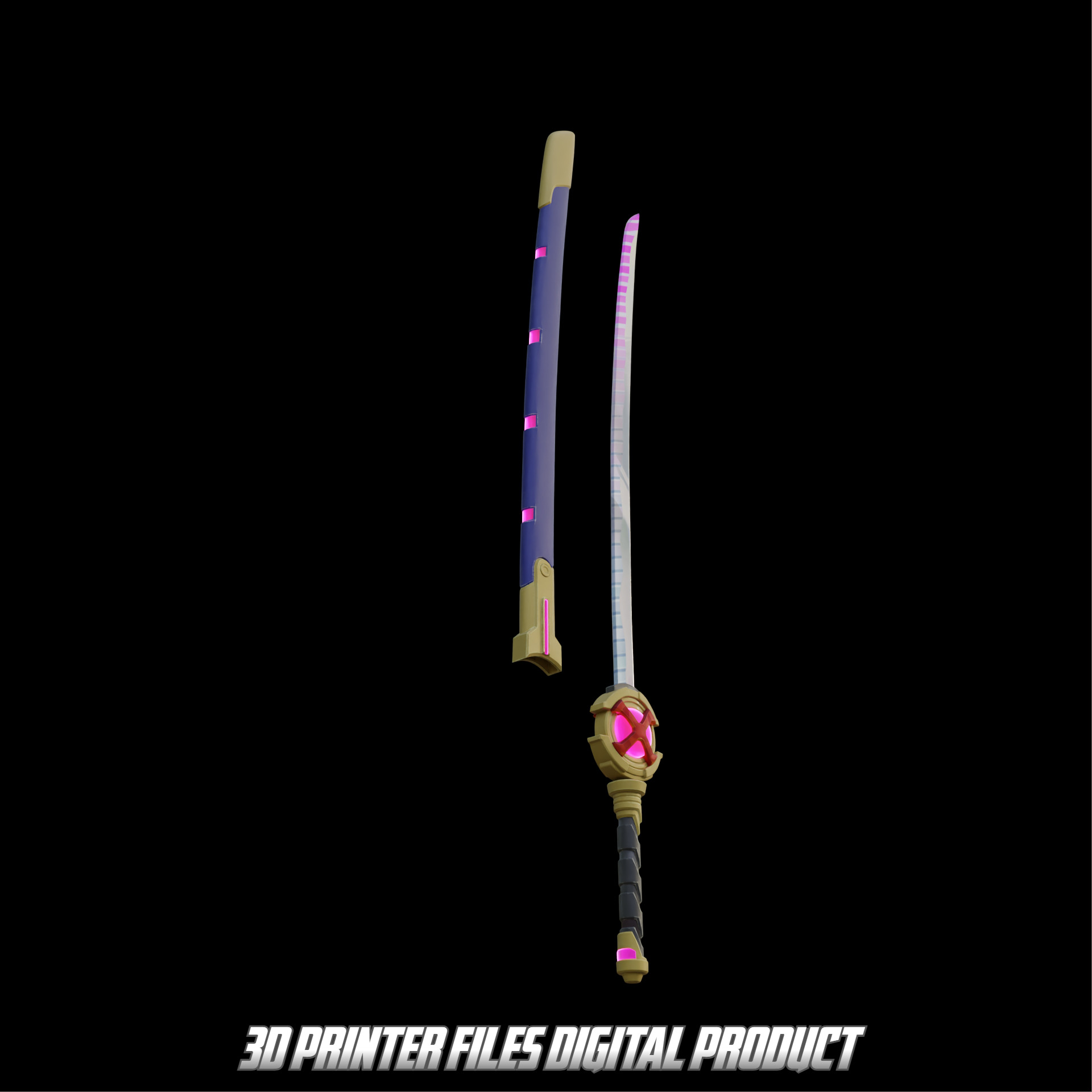 Psylocke Retro X Uniform Cosplay Kanata 3D print model_1