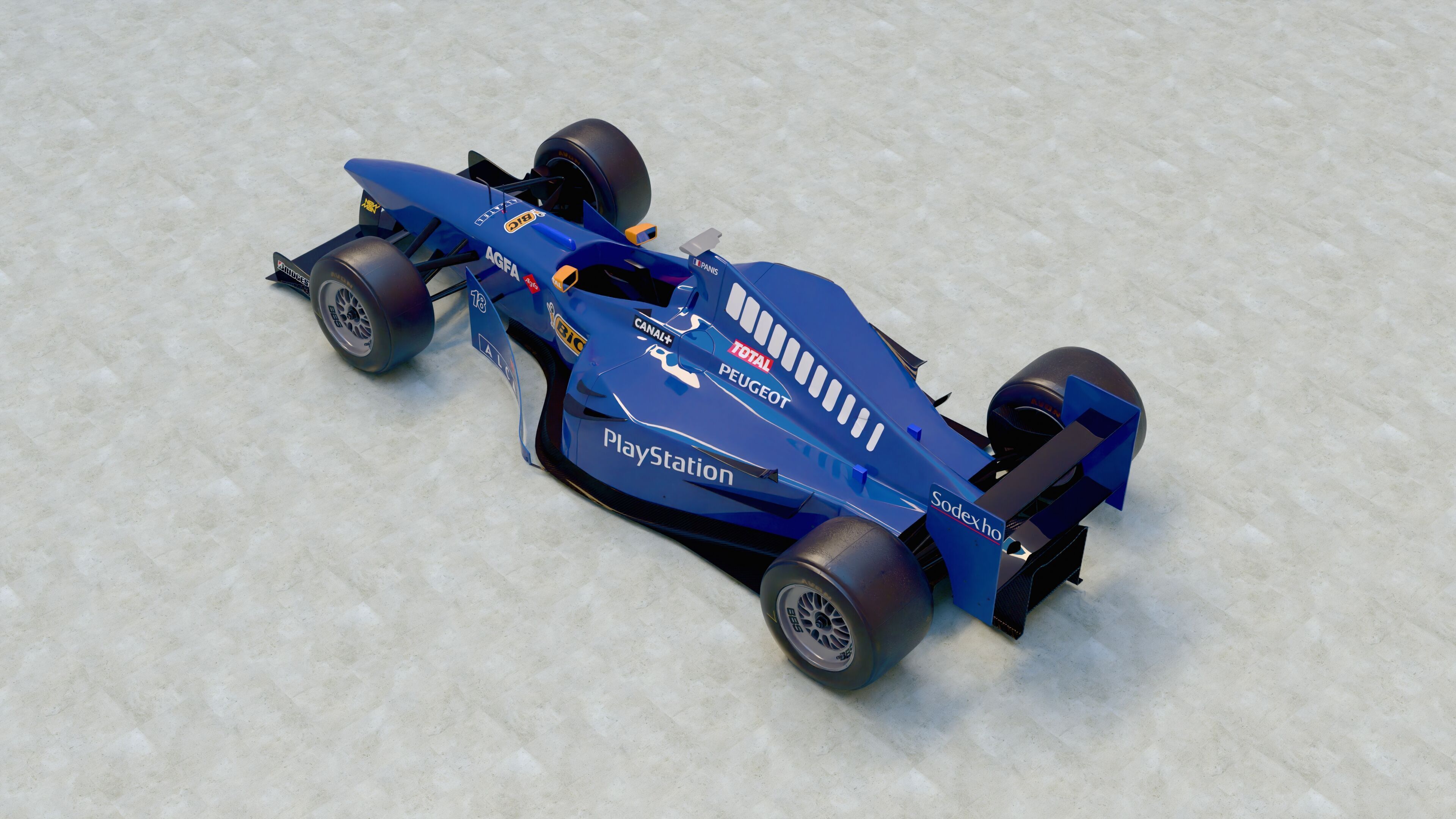 1999 AP02 Formula 1 3D model_7