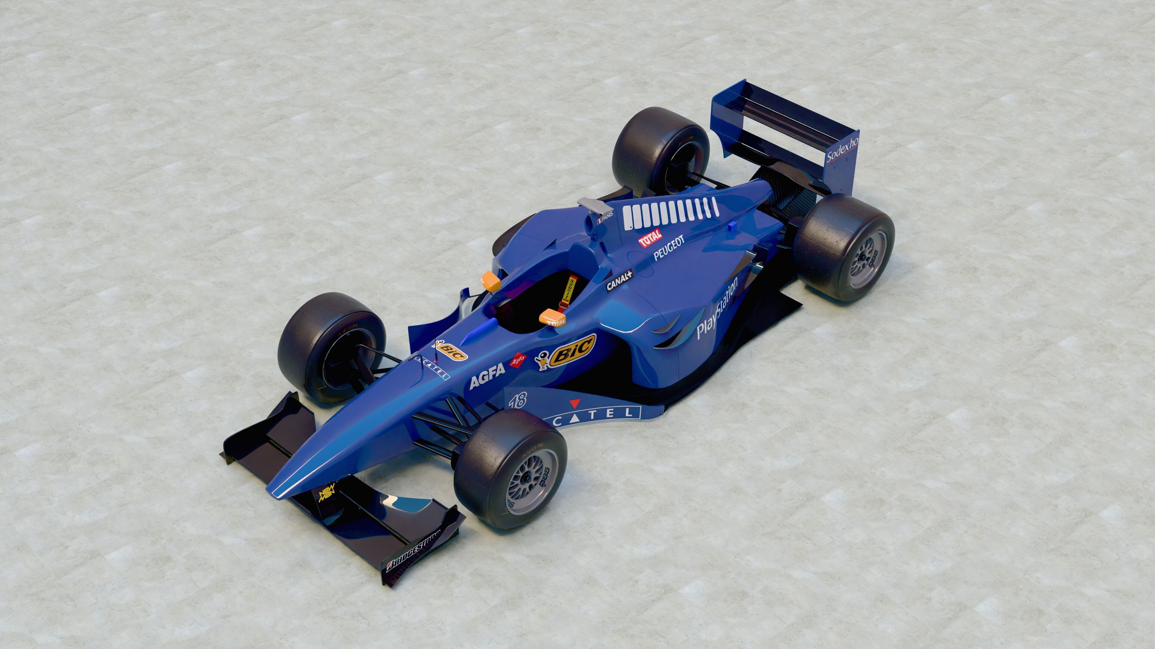 1999 AP02 Formula 1 3D model_6