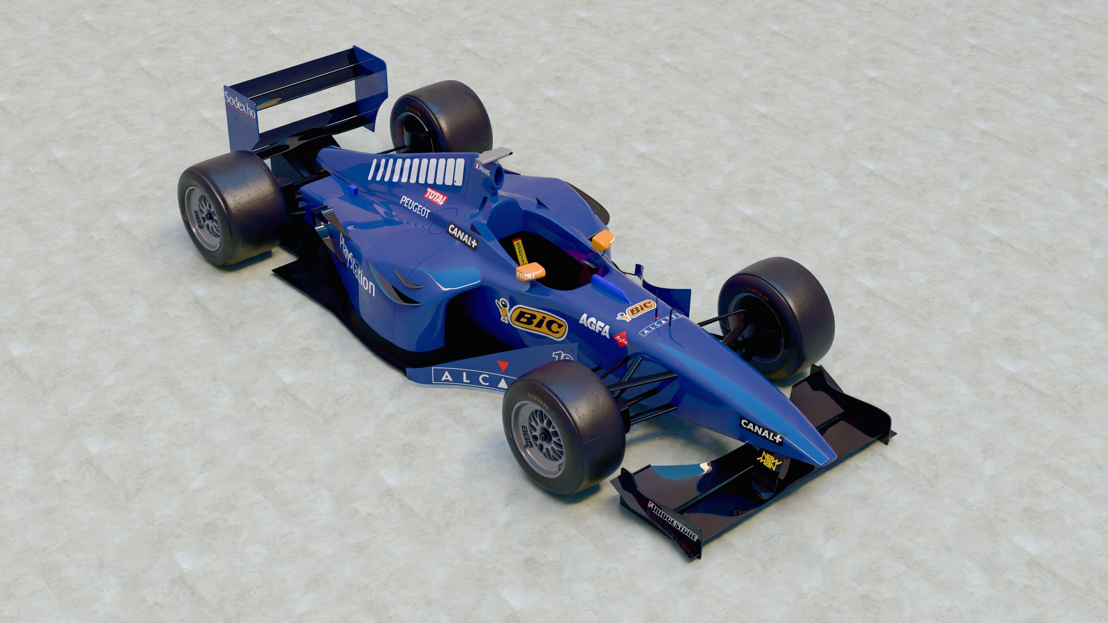 1999 AP02 Formula 1 3D model_9