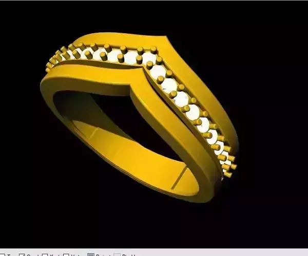 chevron ring 3dm file