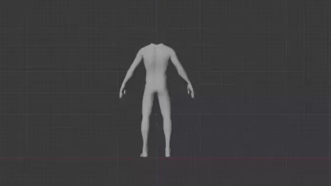 Human Male Model  Free 3D model