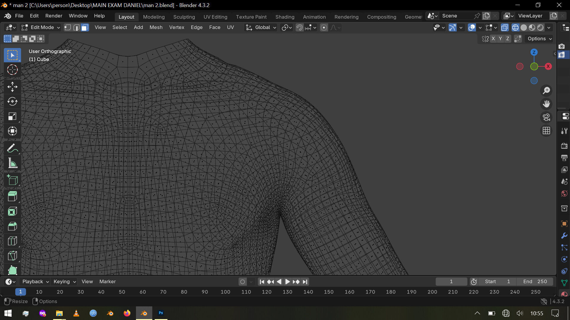 Human Male Model Free 3D model_10