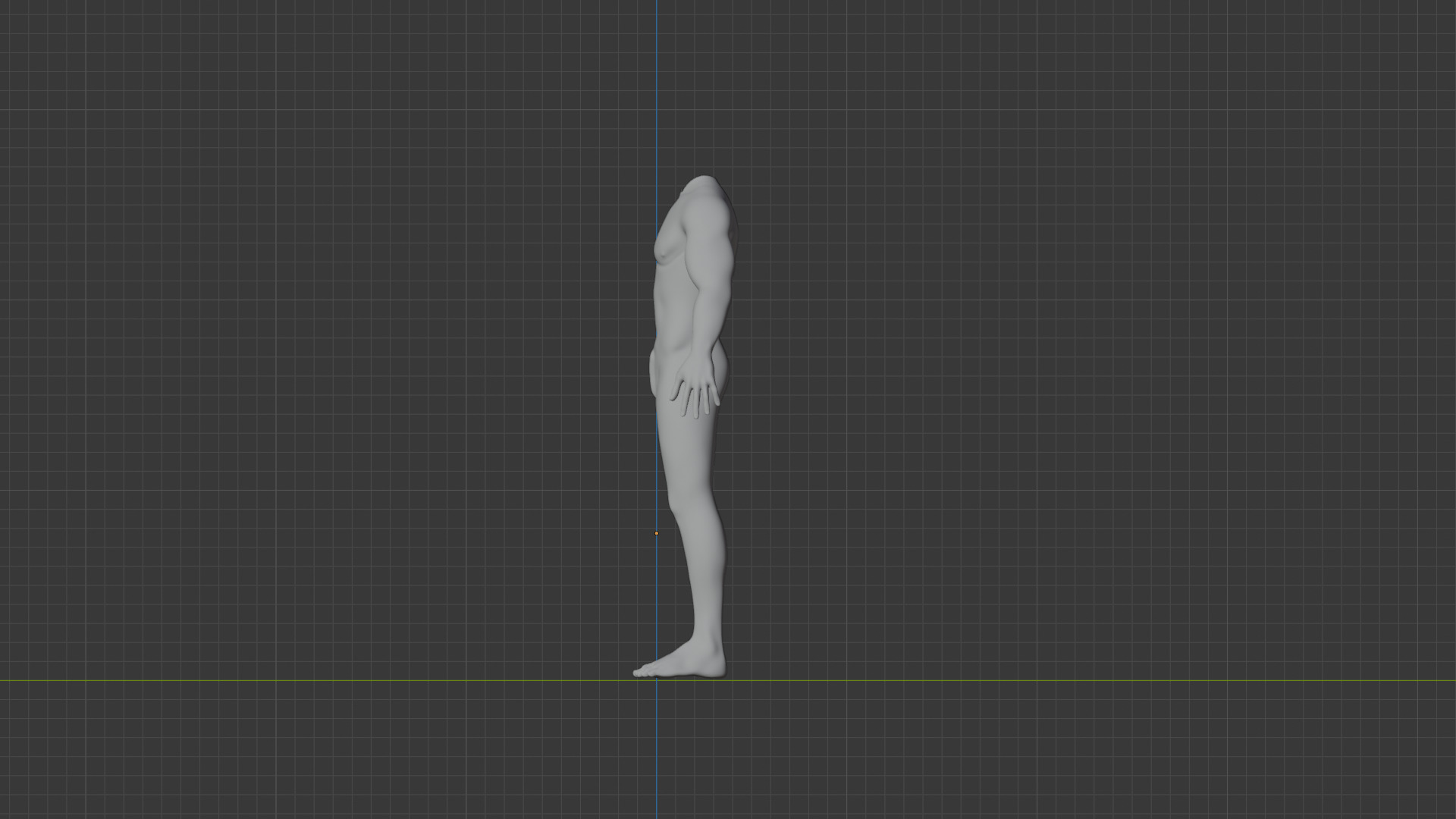 Human Male Model Free 3D model_7