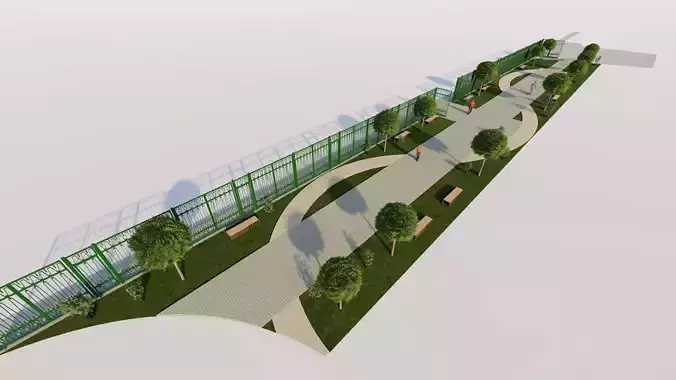 public park-Private Park Landscape