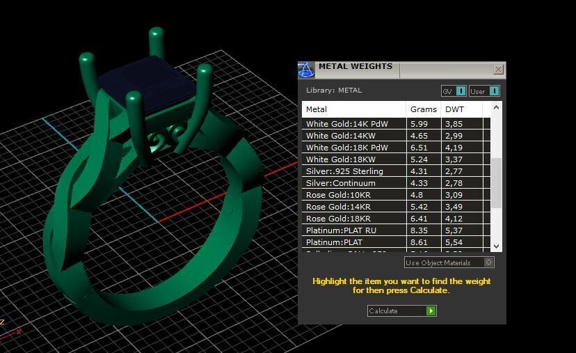 Engagement Ring 3D print model_9