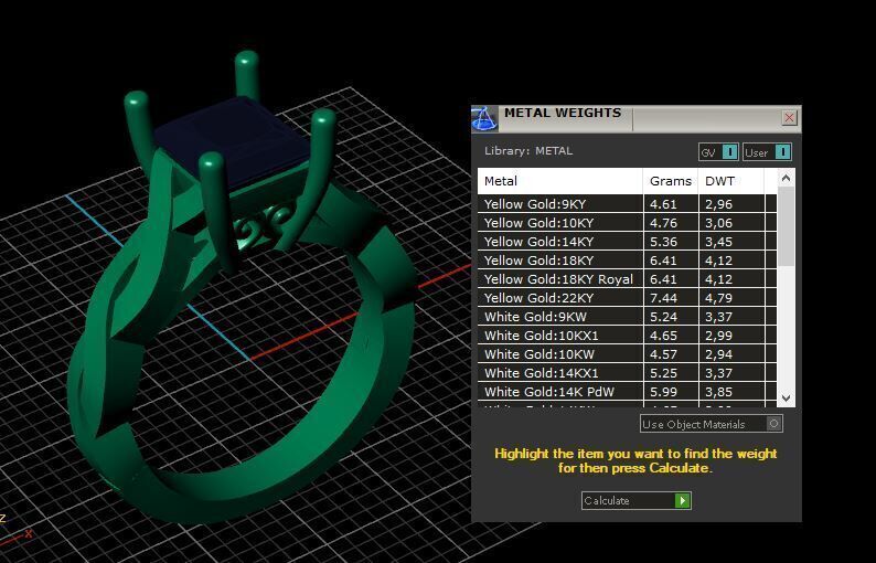 Engagement Ring 3D print model_8