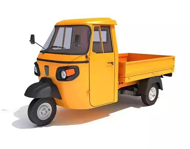3 Wheeler Mini Tuk Tuk Pick Up 3D model