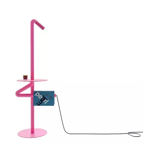 Flamingo Floor Lamp Low-poly 3D model