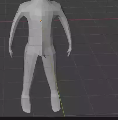 human male body model