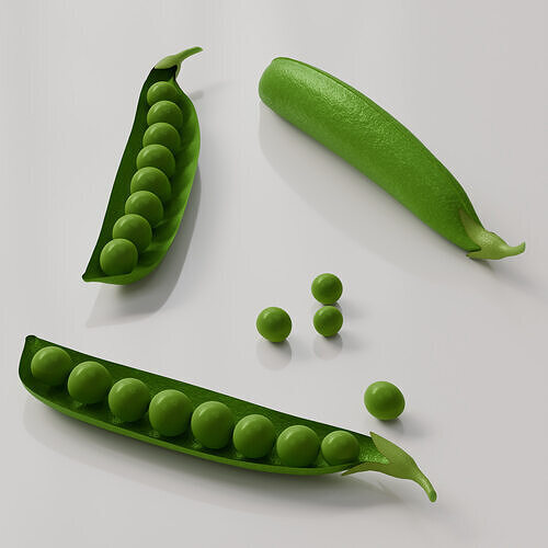 Green Peas 3D Model 3D model 4