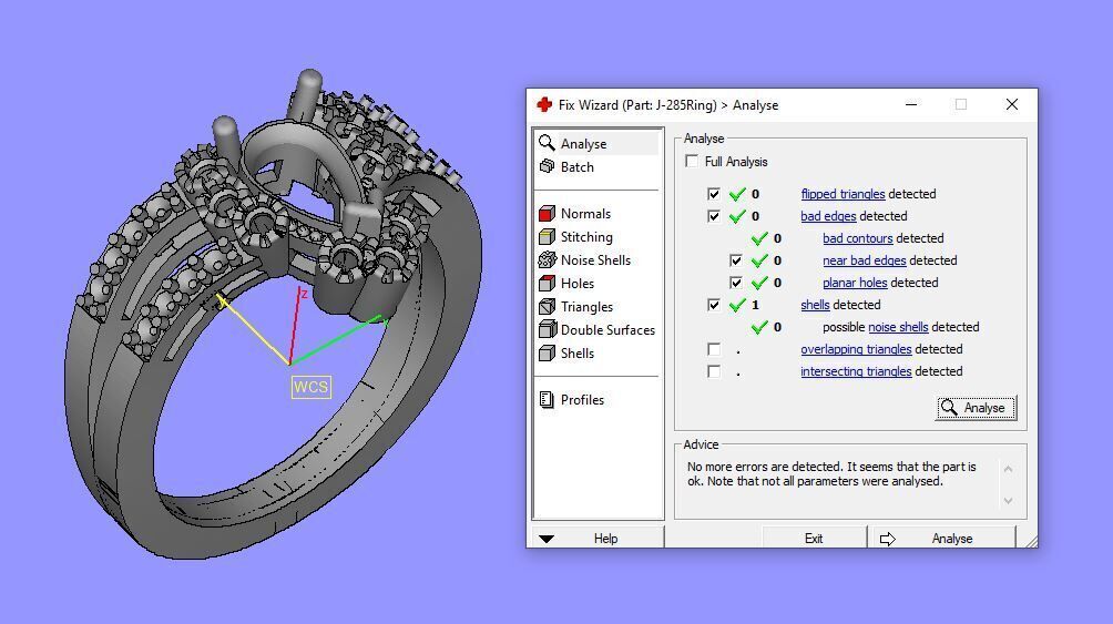 Engagement Ring and Band 3D print model_13
