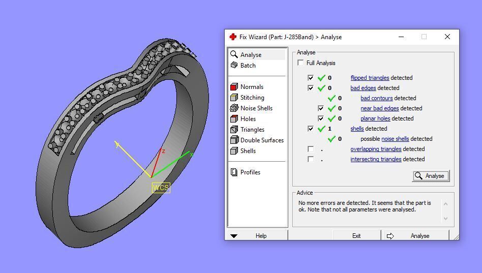 Engagement Ring and Band 3D print model_14