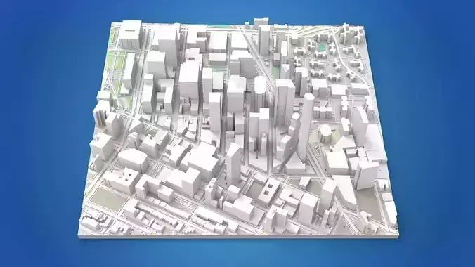 Cityscape New York Downtown 