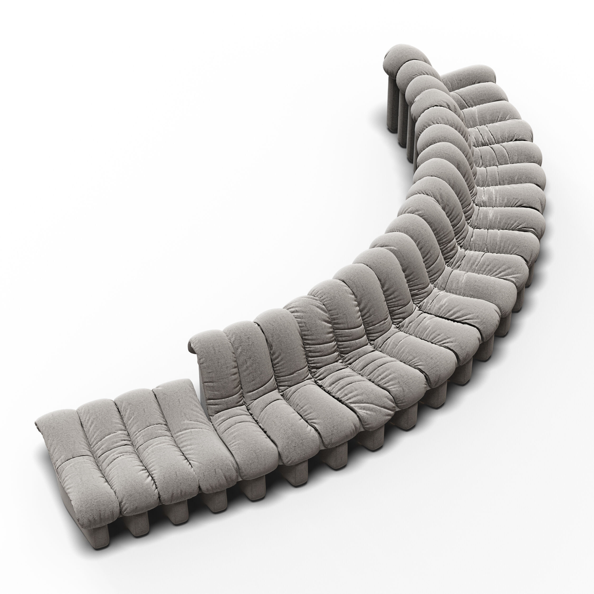 De Sede DS-600 Sofa 3D model_4