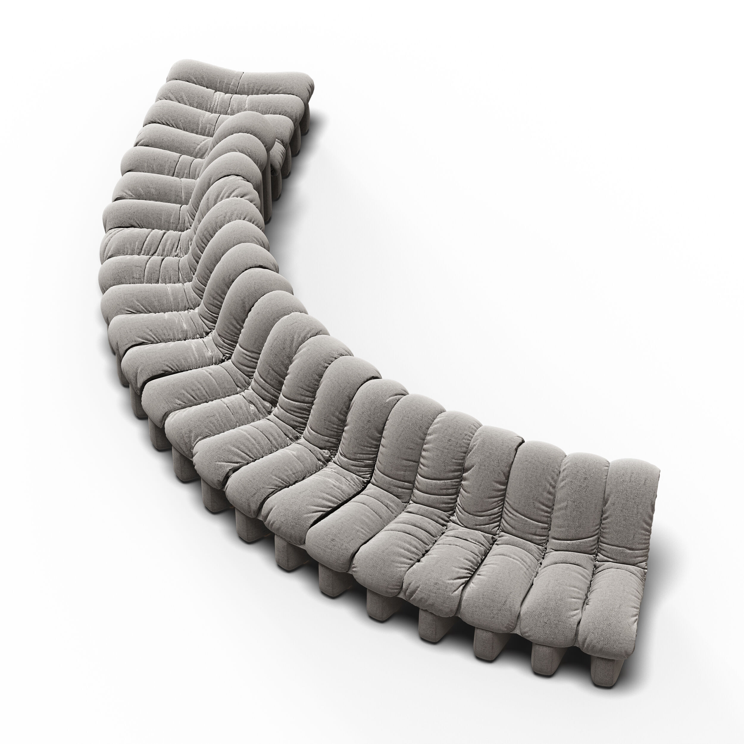 De Sede DS-600 Sofa 3D model_3