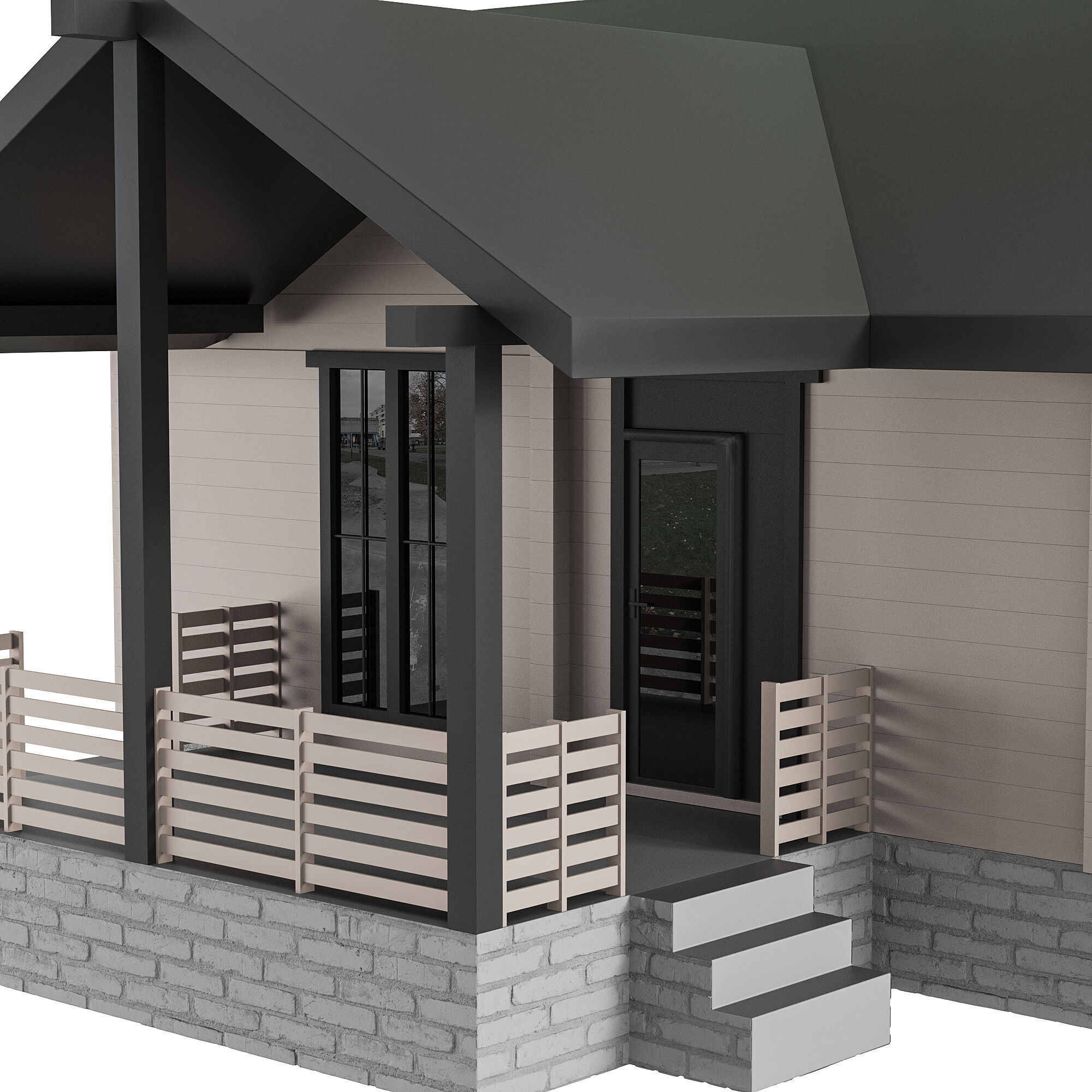 Home Design 26 For Exterior 3D model_12