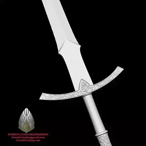 Witch King Sword lord of the rings 3D DIGITAL DOWNLOAD