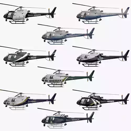 AS350 Police Helicopters Collection Vol 2 