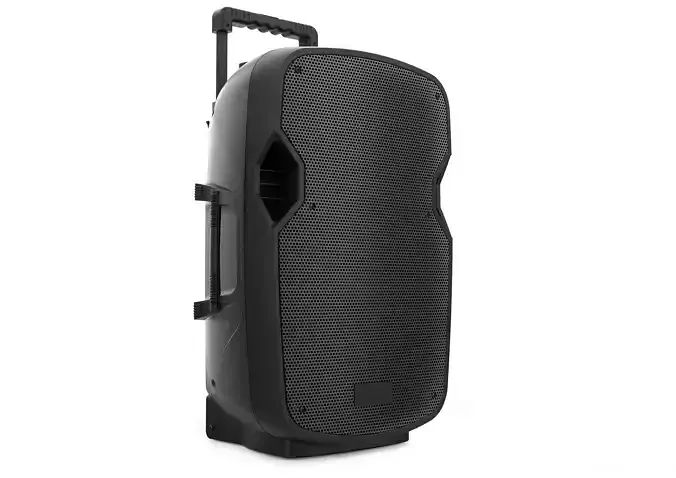 Portable Speaker with Wheels and Retractable Handle