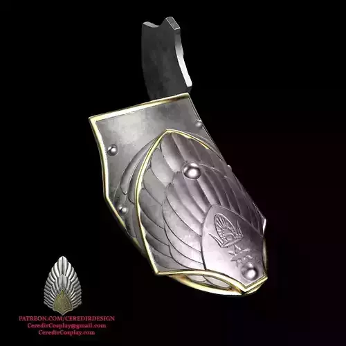 Elessar Aragorn foot armor lord of the rings 3D DIGITAL DL