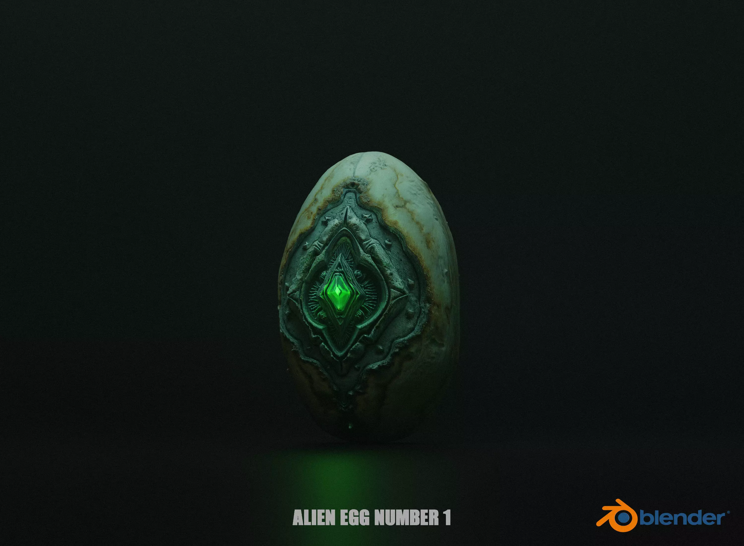 Alien Egg Free 3D model