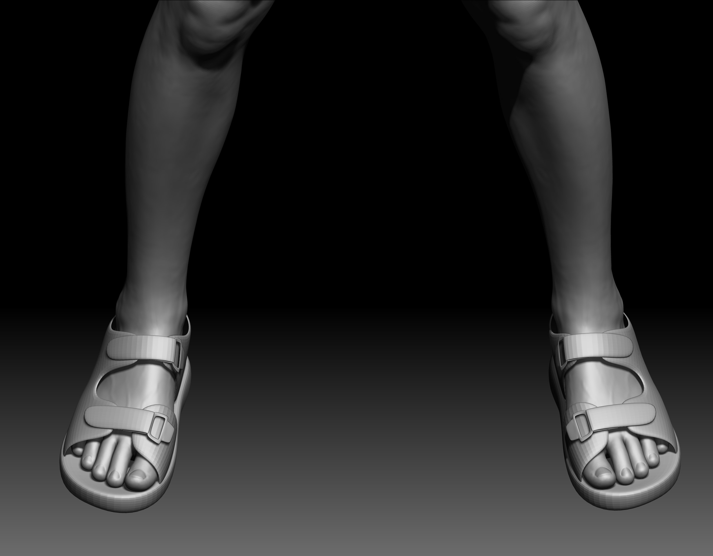 Boy anatomy study 3D print model with Outfit 3D model_14