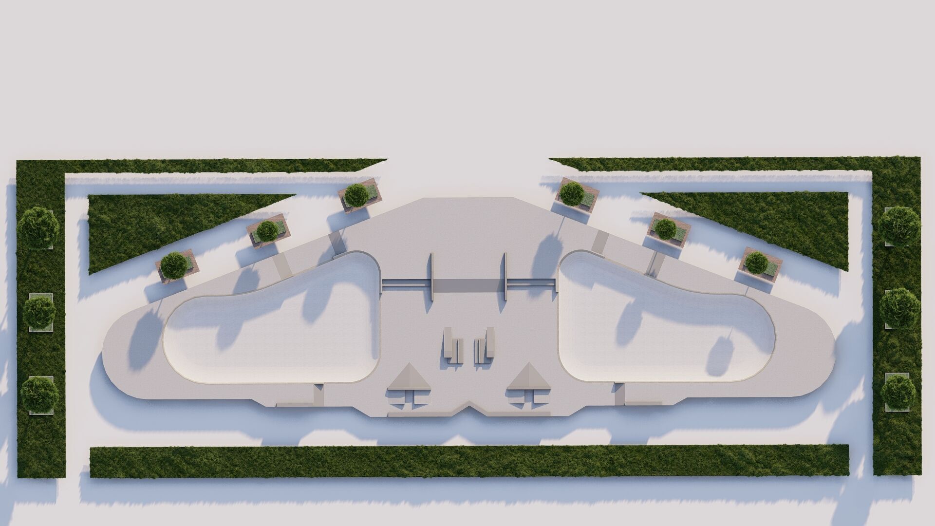 Skatepark-Skate Park PACK 3D model_10