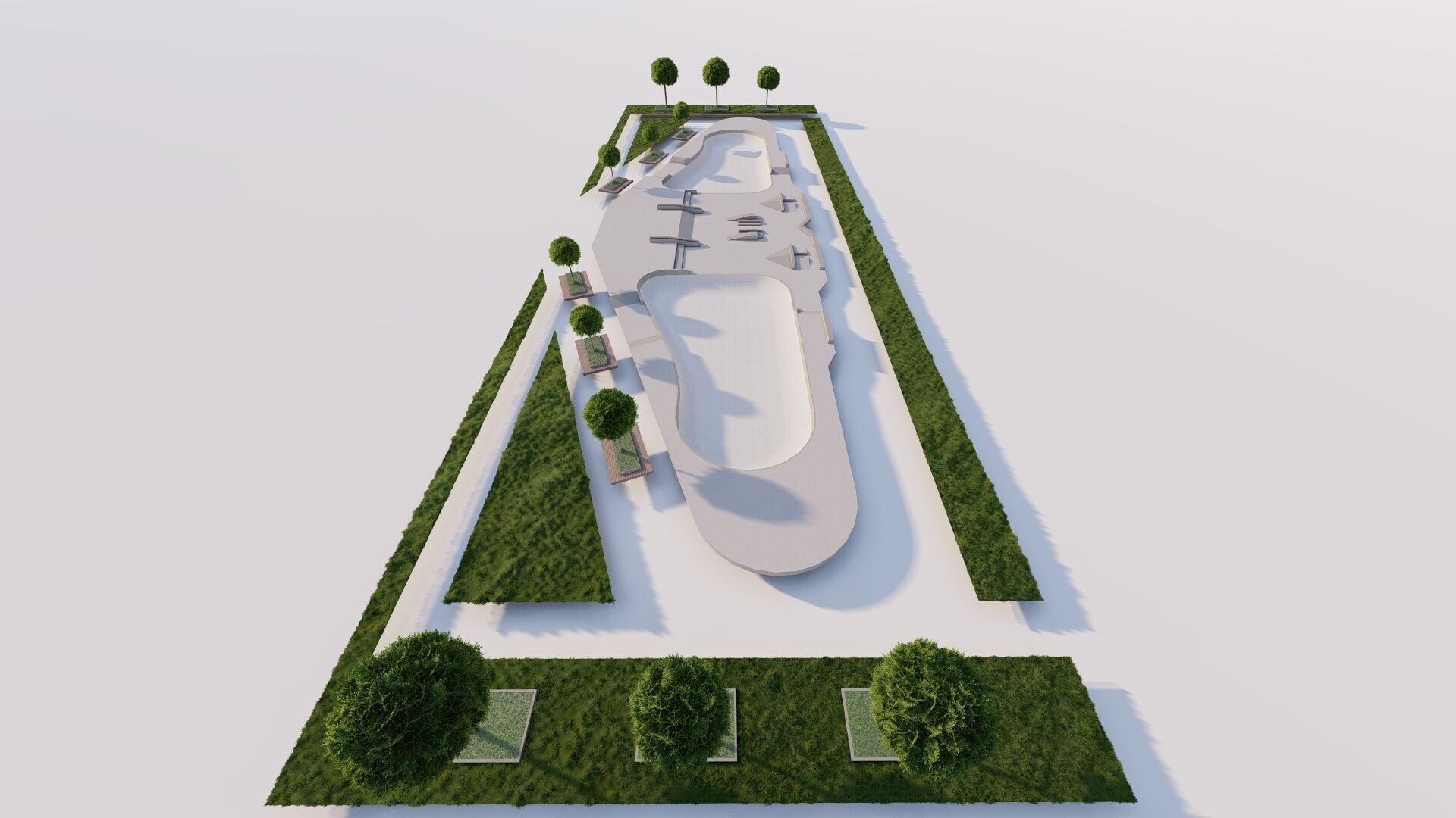 Skatepark-Skate Park PACK 3D model_14
