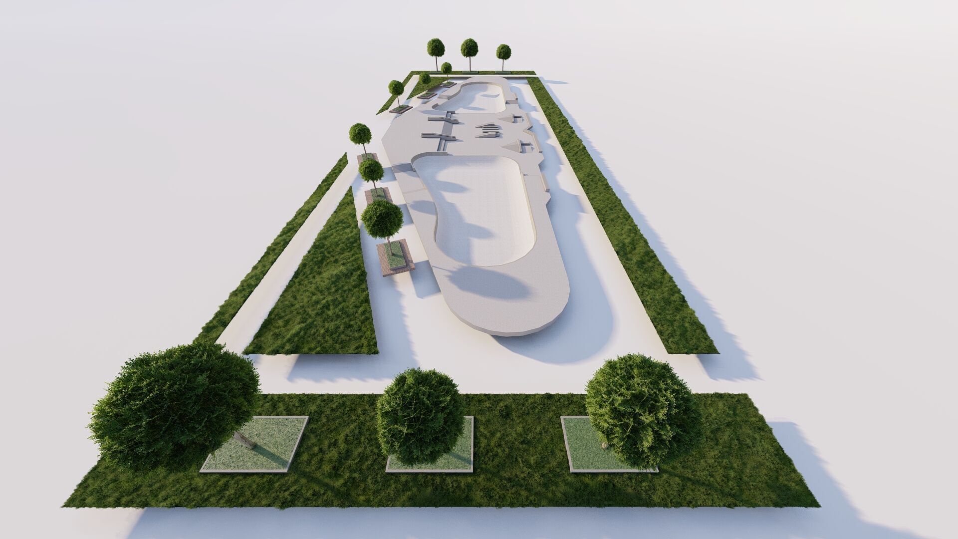 Skatepark-Skate Park PACK 3D model_15