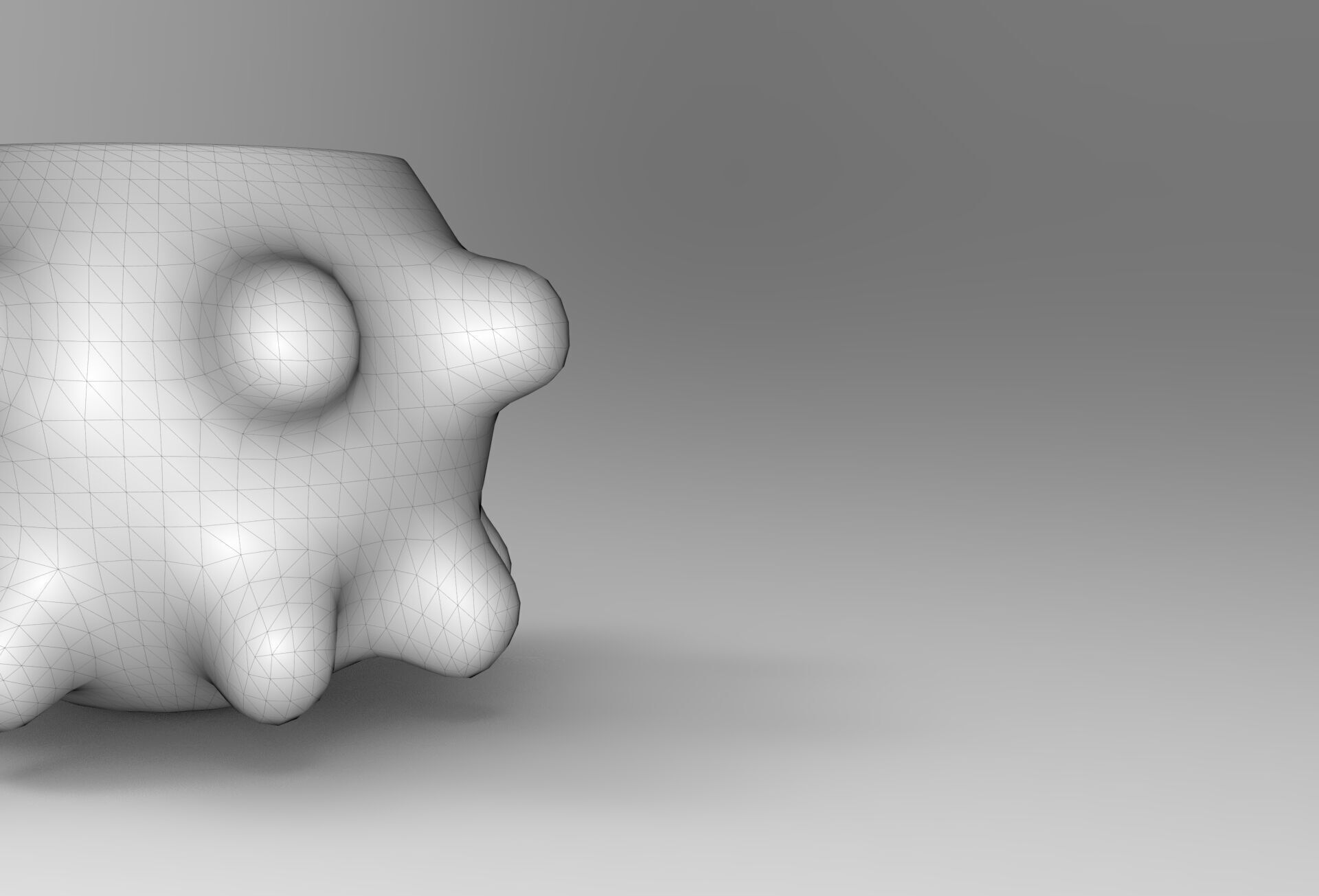 Jely Vase Low-poly 3D model_6