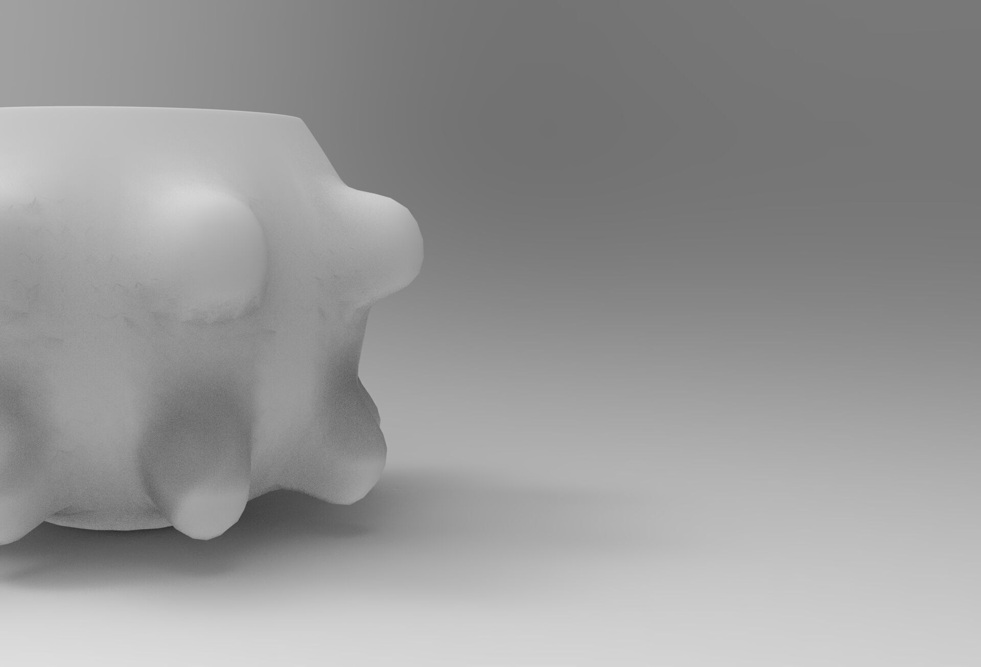 Jely Vase Low-poly 3D model_7