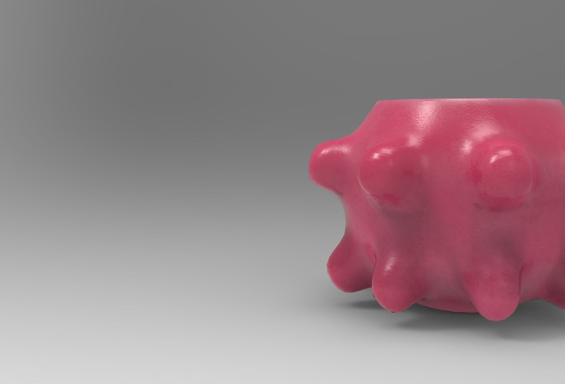 Jely Vase Low-poly 3D model_2