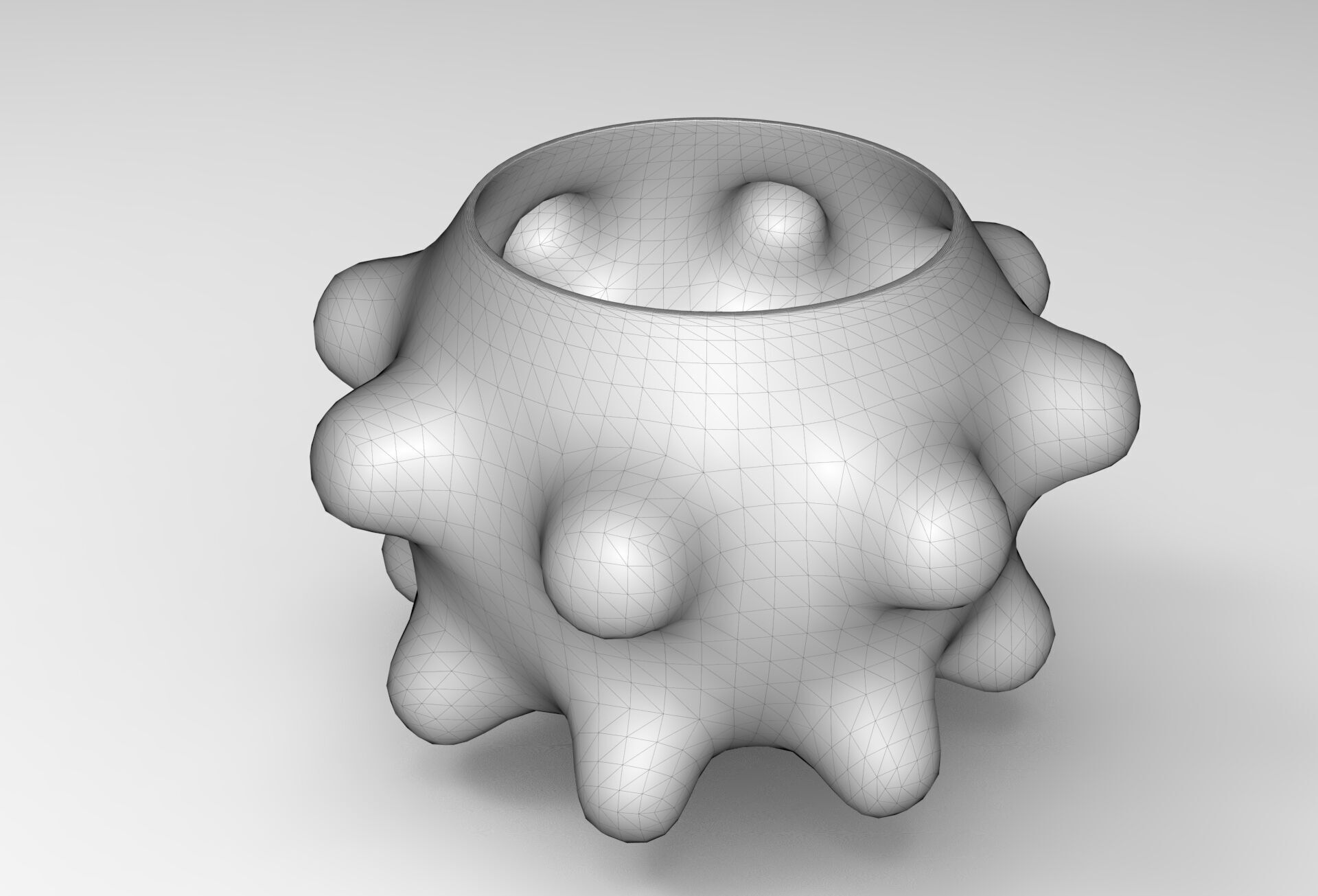 Jely Vase Low-poly 3D model_5