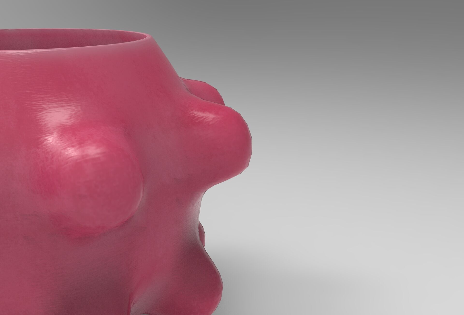 Jely Vase Low-poly 3D model_4