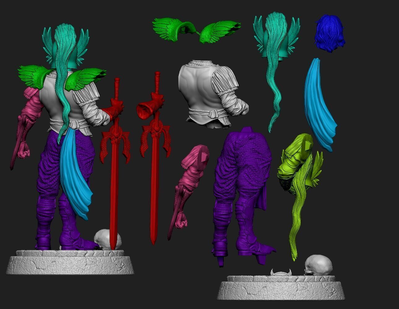 SARAFAN RAZIEL BY CREATIVE GEEK MB 3D print model_6