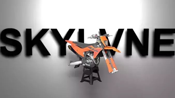 KTM EXC-F 450 2023 3D model