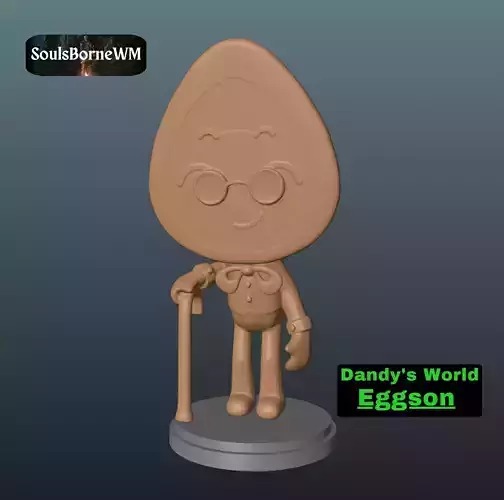Dandy World Eggson 3D print model