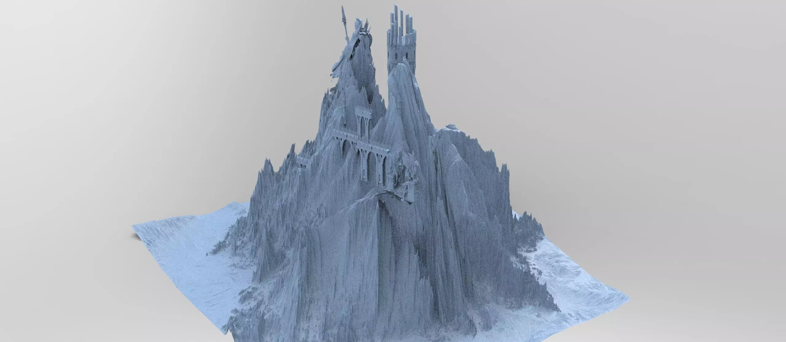Mount Olympus Mountain base 1  3D model_0