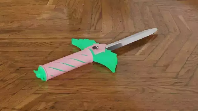 Squid Game-Inspired Knife 3D model