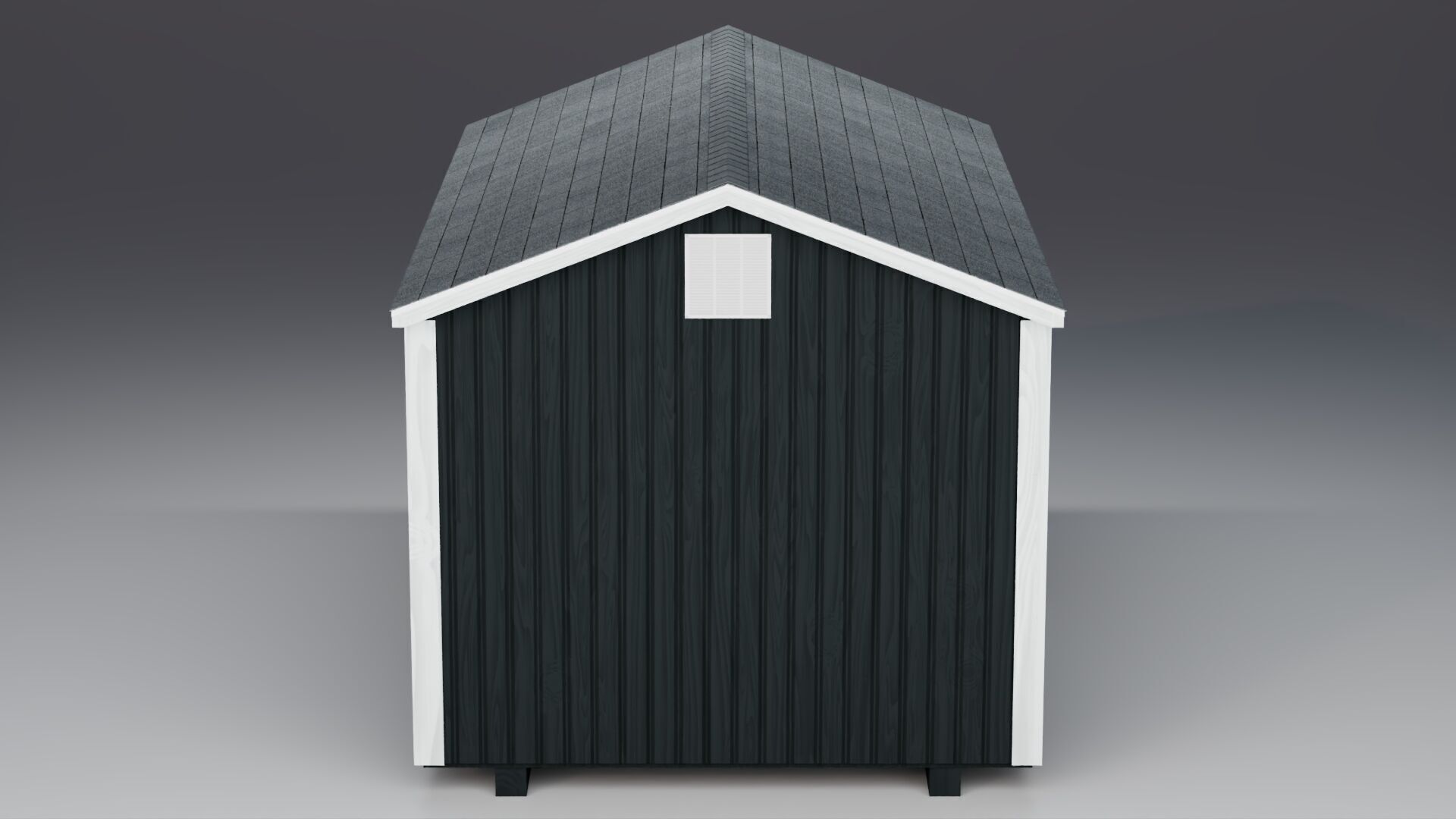 Outdoor Shed Low-poly 3D model_6