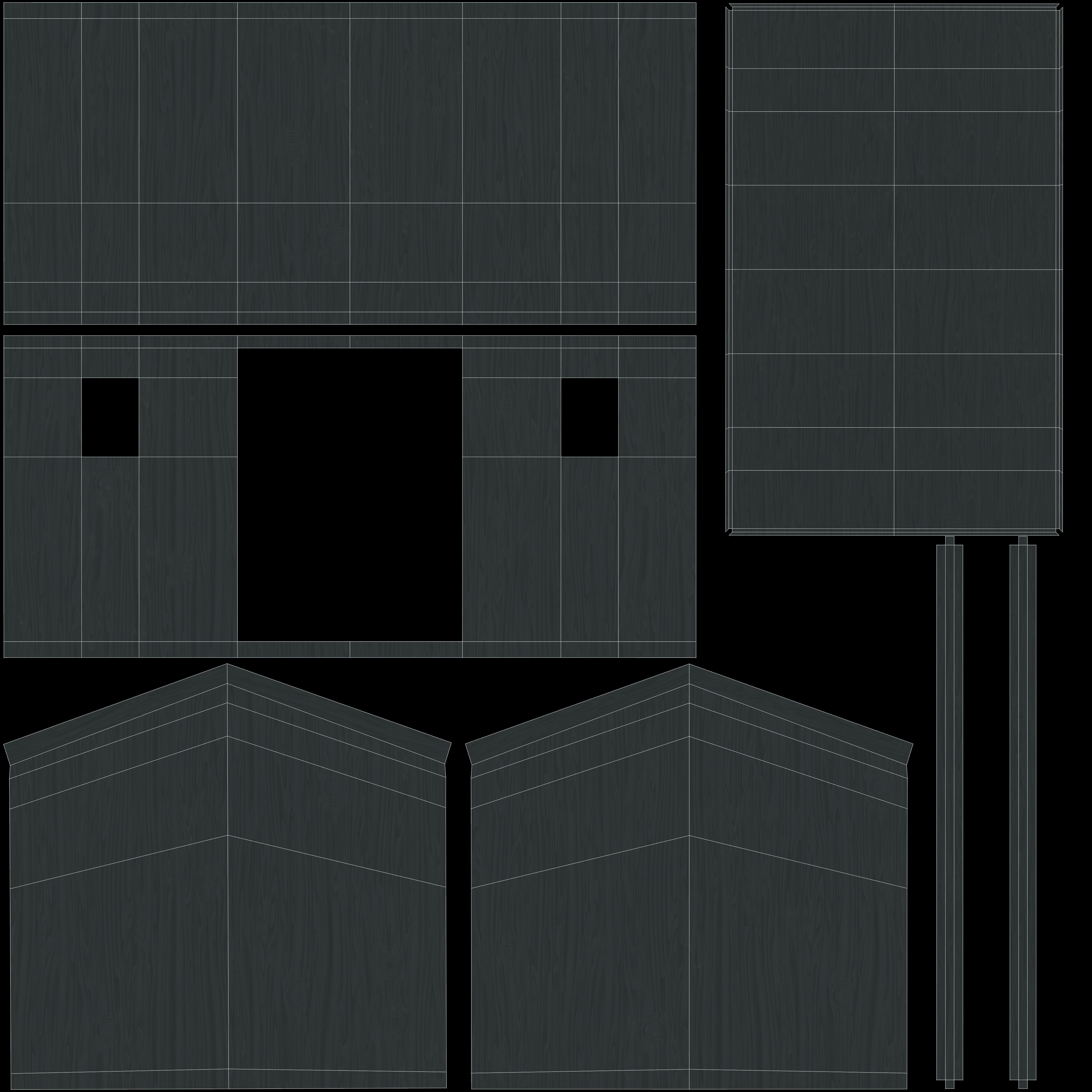 Outdoor Shed Low-poly 3D model_28