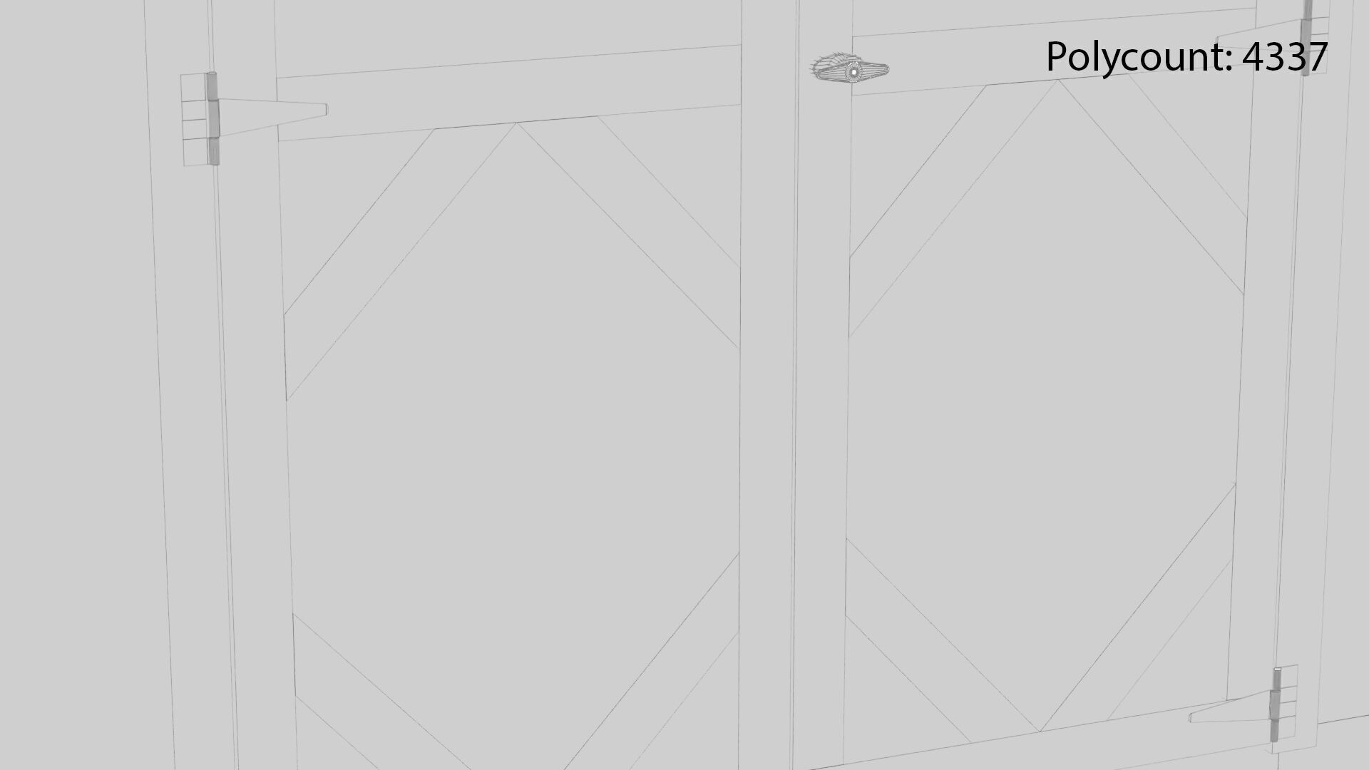 Outdoor Shed Low-poly 3D model_23